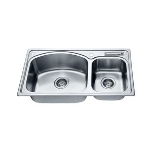 Multi-funzione commerciale doppia ciotola <span class=keywords><strong>porta</strong></span> attrezzi premuto fattoria in acciaio inox lavelli da cucina con <span class=keywords><strong>porta</strong></span> coltello per isola - Product Image 1