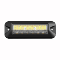 Feu de scène LED rectangulaire 7,0 pouces x 2,4 pouces avec fonction stroboscopique pour remorque/camion, lampe clignotante SAE/DOT/FMVSS108