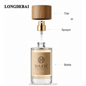 Wholesale Clear Cylinder <b>Perfume</b> Spray <b>Bottle</b> 50ml 30ml 200ml 250ml 100ml <b>Empty</b> Glass <b>Perfume</b> <b>Bottle</b> With box packaging - Product Image 3