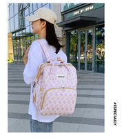 Sac à dos de maman tendance avec berceau Sac à dos pour bébé avec couches Grande capacité Sac à couches pour bébé avec lit Sac à dos de maman personnalisé avec pare-soleil