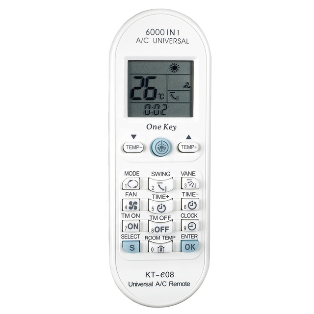 New Universal 6000 in 1 KT-E08 AC Remote Control Use for Air Conditioner