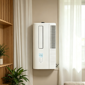 Climatiseur vertical DC 7500 <span class=keywords><strong>BTU</strong></span> R32, électrique, pour usage domestique, refroidissement/chauffage, design silencieux à réduction de bruit, pour salon - Product Image 1
