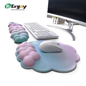 Высококачественный коврик для клавиатуры в форме облака с подставкой для запястья, мягкий коврик для мыши 265x250x20 мм для игрового стола, в наличии - Product Image 2