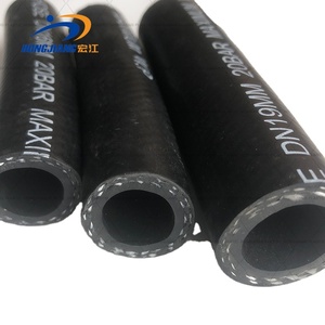 Manguera Flexible de Silicona Trenzada, Material <span class=keywords><strong>EPDM</strong></span> NBR, Compatible con Descarga de Agua, Combustible y Aire, Corte y Procesamiento - Product Image 1