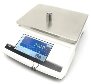 Pantalla táctil de 610g/0,01g, calibración interna, balance electrónico