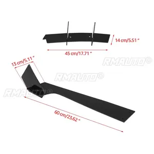 Difusor para Ford Mustang Ecoboost 2018-2021, Protector de Parachoques Trasero, Alerón, Splitter, Kit de Carrocería, Acabado Brillante Negro 2020 2019 - Product Image 5