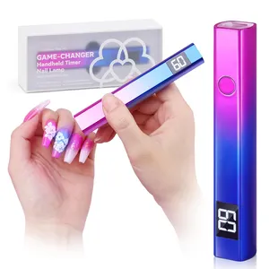 Secador de unhas portátil 3W LED lâmpada pequena portátil para unhas Gel de secagem rápida mini lâmpadas UV para unhas