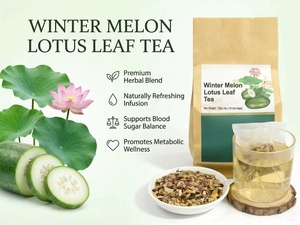 Chá Emagrecedor OEM Personalizável de Melão de Inverno Orgânico e Folha de Lótus em Sachês, Embalagem a Granel em Caixa e Garrafa, Parceiro Diário para Perda de Gordura - Product Image 1