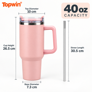 Custom Double Wall Vacuum Adventure Outdoor <b>Travel</b> <b>Cup</b> Blank Sublimation 40oz Stainless Steel Tumbler With Handle - Product Image 3