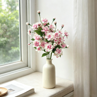 62,5 cm realistische zachte kunstmatige camelia steelbloem voor winterbruiloft, kerst, tuin, vaas, tafel, huisdecoratie, jubileum cadeau
