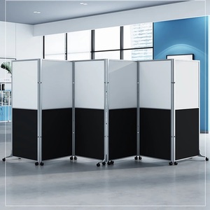 YDPF-59 Biombo Plegable Moderno, Divisor de Espacios Móvil para Oficina, Panel Divisor de Mesa, Pared Divisoria para Oficina - Product Image 1