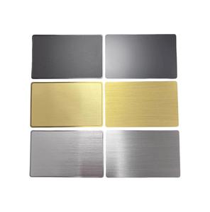 Tarjetas de visita de metal Nfc personalizadas de gama alta Tarjeta de visita con código Qr Nfc 4K Gold Nfc Tarjeta de visita de metal - Product Image 1