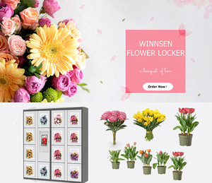 Casier à fleurs intelligent Winnsen avec grande fenêtre transparente, <span class=keywords><strong>paiement</strong></span> sans espèces multiple, utilisation commerciale intérieure et extérieure - Product Image 5