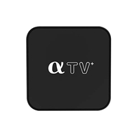 Boîtier TV Intelligent Alphatv OTT OEM Plus Linux, Boîtier Décodeur de Streaming 4.9 Quad Core 5G Wi-Fi LAN 100M 4K HD Linux, 2 Ports USB 2.0 GRATUITS