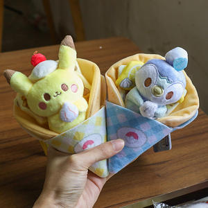 Peluche Pikachu handicapé de 17 cm, pendentif Pokémon, poupée Pocahontas, sac pingouin mignon - Product Image 2