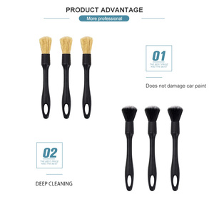 Brosse à neige pour le nettoyage des intérieurs de voiture, outil de nettoyage doux pour l'intérieur des voitures, brosse multifonction professionnelle - Product Image 3