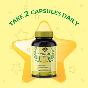 Cápsulas de Electrolitos OEM ODM, Reducen los Calambres Musculares, Aumentan la Energía y la Resistencia, Suplemento Energético Diario, Suplemento para la Salud - Product Image 4