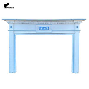 Tostone เตาผิงหินอ่อนวิโอลาแบบตั้งอิสระสีขาวธรรมชาติหรูหราสำหรับตกแต่งภายในห้องนั่งเล่นวิลล่าแบบหรูหรา - Product Image 4