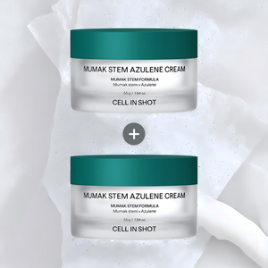 Crème réparatrice CELL SHOT coréenne à l'azulène de Mumak : Hydratation longue durée, hydratation multicouche, apaisement et renforcement de la barrière cutanée pour le visage - Product Image 3