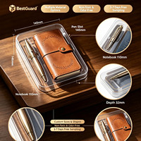 Plateau d'emballage sous blister personnalisé en PET pour stylo et livre, insert de papeterie de forme personnalisée, emballage sous blister, vente en gros d'usine