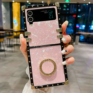 เคสลายหอยสังข์พร้อมห่วงตั้งสำหรับ Galaxy Z flip 4สำหรับ Galaxy Z flip <span class=keywords><strong>5</strong></span>/flip 6เคสกันกระแทก - Product Image 4