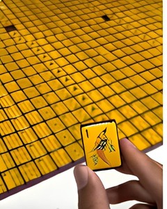 Tuiles de Mahjong américaines en acrylique multicolores personnalisées vintage, 160 pièces, ensemble de divertissement portable pour 4 joueurs - Product Image 5
