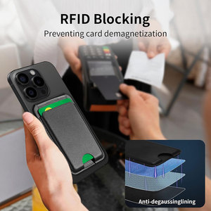 Nouvelle Coque Téléphone 2025 en Cuir PU avec Portefeuille Magnétique pour Bureau, Compatible iPhone 14 15 16 <span class=keywords><strong>Pro</strong></span> Max, Support Magnétique et Fonction Porte-Cartes - Product Image 3