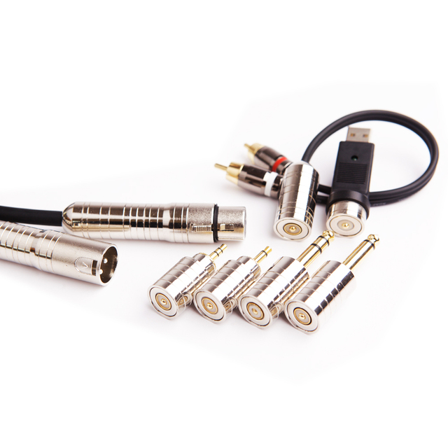 Factory New Design ZZYZX RCA Cable with Magnetic Connector Karaoke Wire Magnet Connector