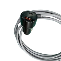 Hot Starlink Mini chargeur de voiture câble d'alimentation cc allume-cigare 12V-48V avec affichage numérique Durable USB-C 140W USB-A Ports 35W