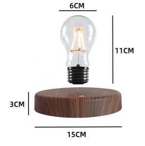Magnetic Levitation Lamp Creativity Floating Glass LED Bulb Home Office Desk Decoration Birthday Gift <strong>Table</strong> Novelty Night Light - Product Image 6