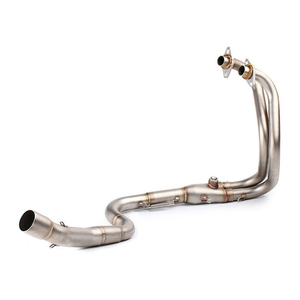 Tubo de Conexión Frontal de Acero Inoxidable para Escape de Alto Rendimiento de Motocicleta para <span class=keywords><strong>Kawasaki</strong></span> <span class=keywords><strong>Ninja</strong></span> 250 300 Z250 <span class=keywords><strong>Z300</strong></span>, Interfaz de 51 mm, Tubo Colector Modificado - Product Image 5