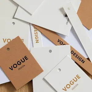 Hangtag-etiquetas personalizadas de papel especial para hombres y mujeres, producción de elevador de Pvc, diseño libre