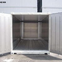 Conteneur frigorifique 10 pieds 10GP avec unité de réfrigération indépendante -30°C, construction en acier Corten basse température, fabriqué en Chine