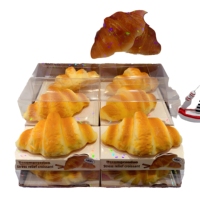 Jouet Squishy en Peluche Croissant à Remontée Lente, Mignon, Anti-Stress, Doux, Kawaii, Fidget, pour Enfants de 14 Ans et Plus, Fabriqué en Chine, Modèle 541