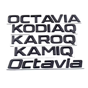 Pegatina Negra con Letras para la Parte Trasera del <span class=keywords><strong>Maletero</strong></span>, para SUPEB OCTAVIA <span class=keywords><strong>KODIAQ</strong></span> KAMIQ 4X4 FABIA - Product Image 1