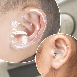 Patchs d'oreille imperméables pour bébés, film PU, protecteurs d'oreille invisibles pour le bain, protection contre la chaleur estivale, patchs pour les pieds - Product Image 1