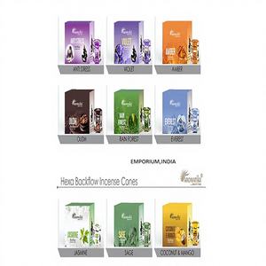 Cônes d'encens à refoulement Vedic Aromatika Indiens Aromatiques 100% Naturels en Gros, Mélange Assorti Masala - Product Image 1