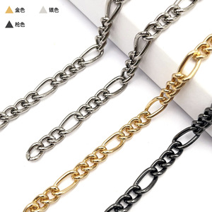 Chaîne torsadée 1,0x4,0x5,0 mm en métal gunmetal pour la fabrication de colliers, accessoires de bijoux DIY - Product Image 2