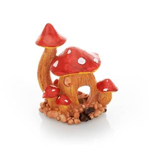 Evitando la decorazione di piante acquatiche acquatiche decorazione di pesci e gamberi che riposano decorazioni in resina - Product Image 2