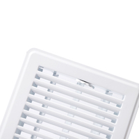 Rejilla de Ventilación Moderna para Exteriores, Cuadrada, de Aluminio y Acero, Duradera y Eficiente, para Distribución de Aire en Almacenes y Salas de Estar