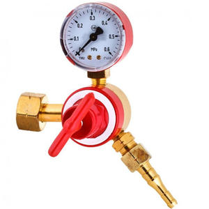 Válvula Reductora de Presión de Gas Estilo Kazajstán para Cilindros de Oxígeno, Válvula para Acetileno, Propano, Helio, Manómetro de Oxígeno - Product Image 4