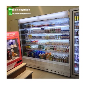 2M Supermarché Multideck Affichage Vertical <span class=keywords><strong>Réfrigérateur</strong></span> pour Fruits Légumes Ventilateur réglable à température unique Refroidisseur ouvert - Product Image 4