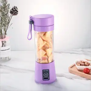 ZXX355 Blender Mini untuk penggunaan pribadi, Blender rumah USB 6 pisau Juicer mesin cangkir dapat diisi ulang buah portabel usb