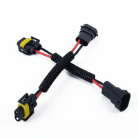 Connecteur de fil de voiture, adaptateur de prise de câble pour phare antibrouillard LED HID, ampoule de phare à Led, H8 H9 H11