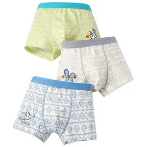 Coolli Kuli Cartoon Kid Print Korte Kinderen Boxers Jonge Jongens Ondergoed Katoenen Jongens 2-14 Jaar Oud Kunnen Dragen Grote Kinderen Onderbroek