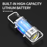 Mini lampe torche LED rechargeable, lampe torche tactique, plusieurs modes d'éclairage, haute luminosité, lampe de secours pour le camping en plein air