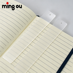 Marque-page en acrylique transparent <span class=keywords><strong>à</strong></span> bords lisses, prêt <span class=keywords><strong>à</strong></span> être expédié, panneau vierge imprimable UV pour écriture manuscrite, marque-page adhésif en acrylique - Product Image 1