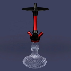 Vente en gros pas cher narguilé portable de taille moyenne en aluminium narguilé Shisha narguilé russe usine Yiwu - Product Image 4
