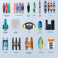 Planche à pagaie gonflable YoBoat Botanical Design 32 pouces antidérapante pour la navigation en eau calme