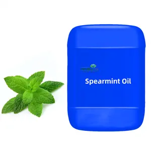 Supply Food Grade Natural Spearmint Oil Green Peppermint Essential Oil 8008-79-5